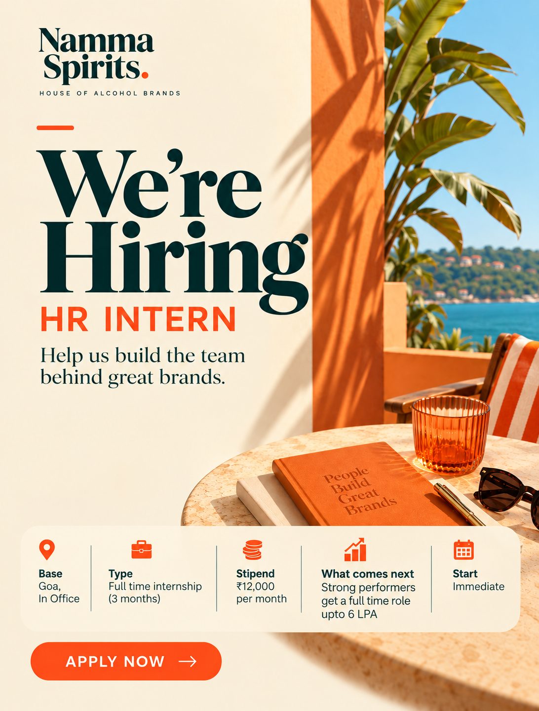 We're hiring: HR Intern, Goa. Help us build the team behind great brands.